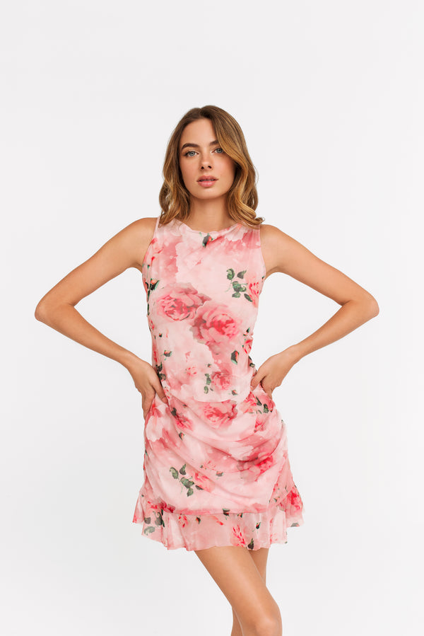 Robe Brielle Floral Mesh