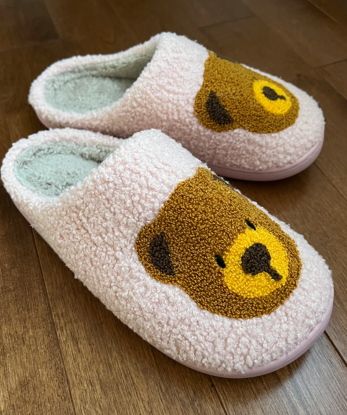 Pantoufles Teddy Rose