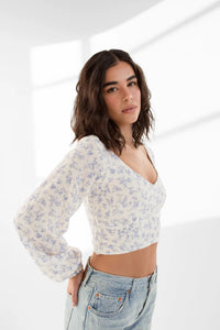 Blouse Eva Bleu