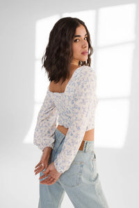 Blouse Eva Bleu