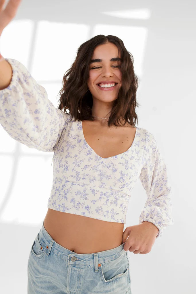Blouse Eva Bleu