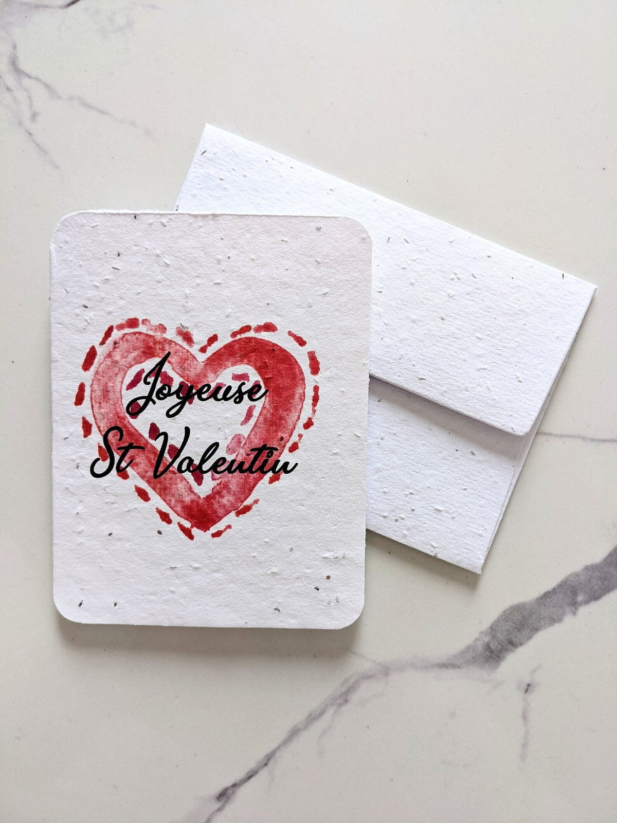 Carte Plantable Joyeuse St-Valentin