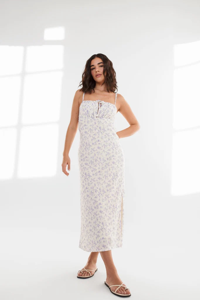 Robe Madeline Bleu Foral