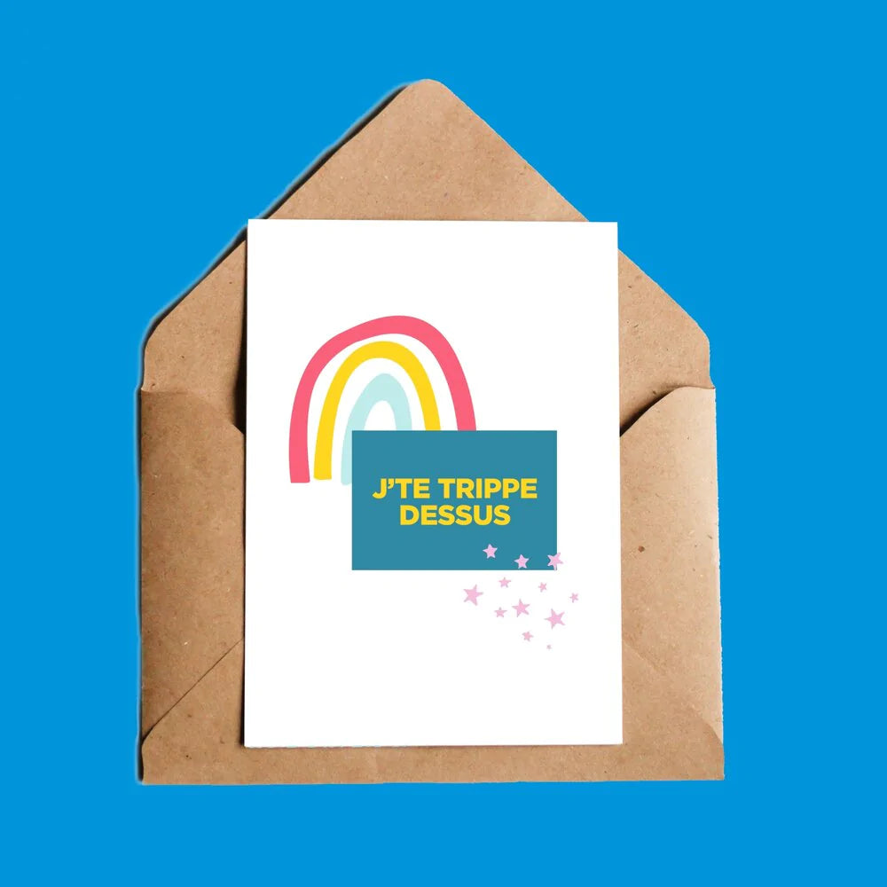 Carte J'te Trippe Dessus