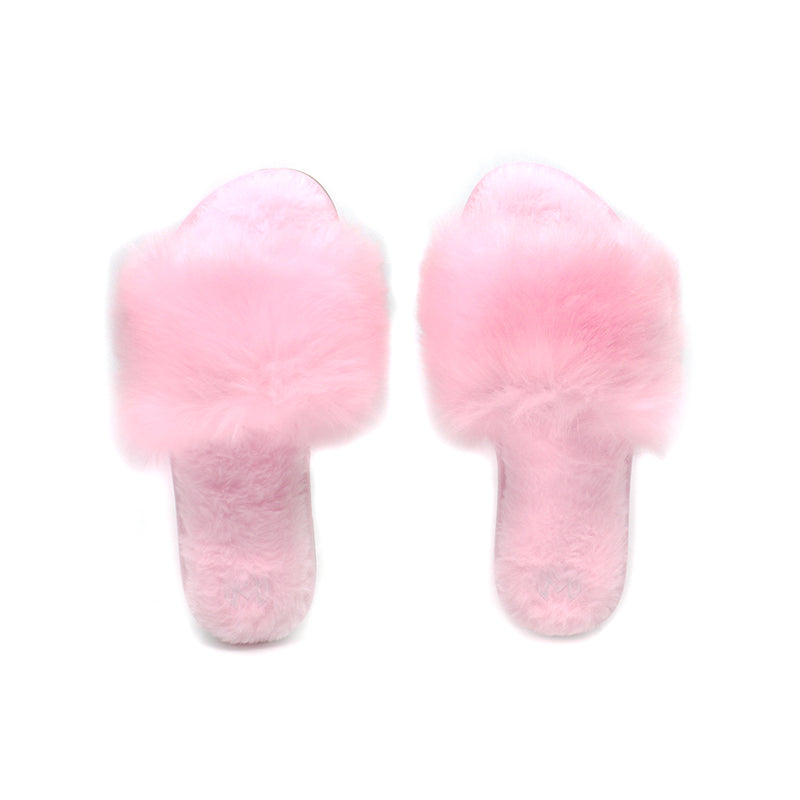 Pantoufles Lush Rose