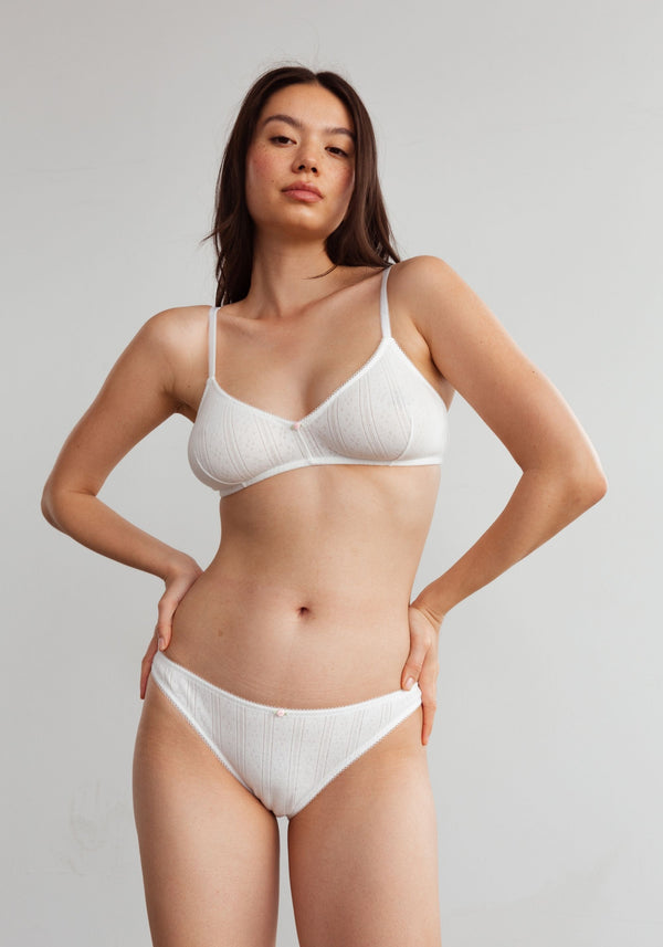 Bralette Coton Pointelle Dream