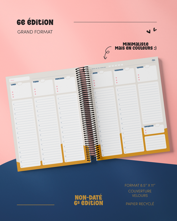 Agenda 6e Édition Violette