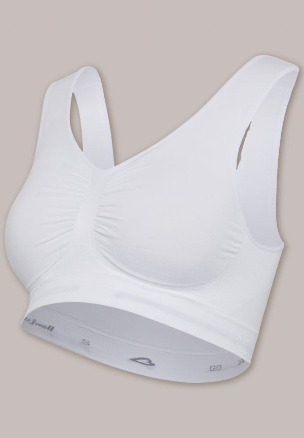 Brassière De Grossesse Sans Coutures Blanche