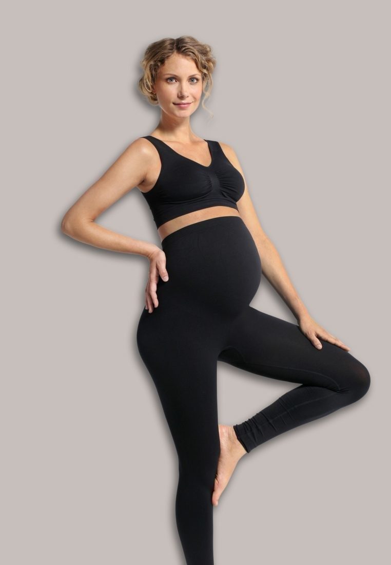 Brassière De Grossesse Sans Coutures Noire