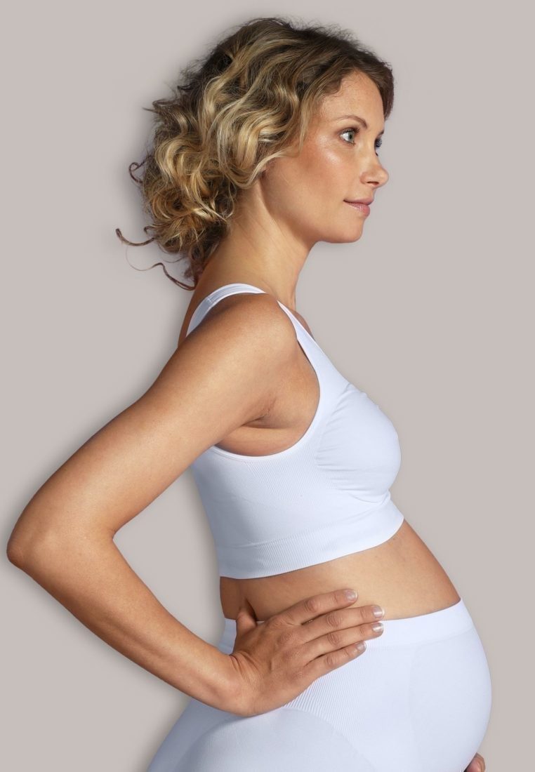Brassière De Grossesse Sans Coutures Blanche
