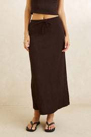 Jupe Indie Maxi Chocolat