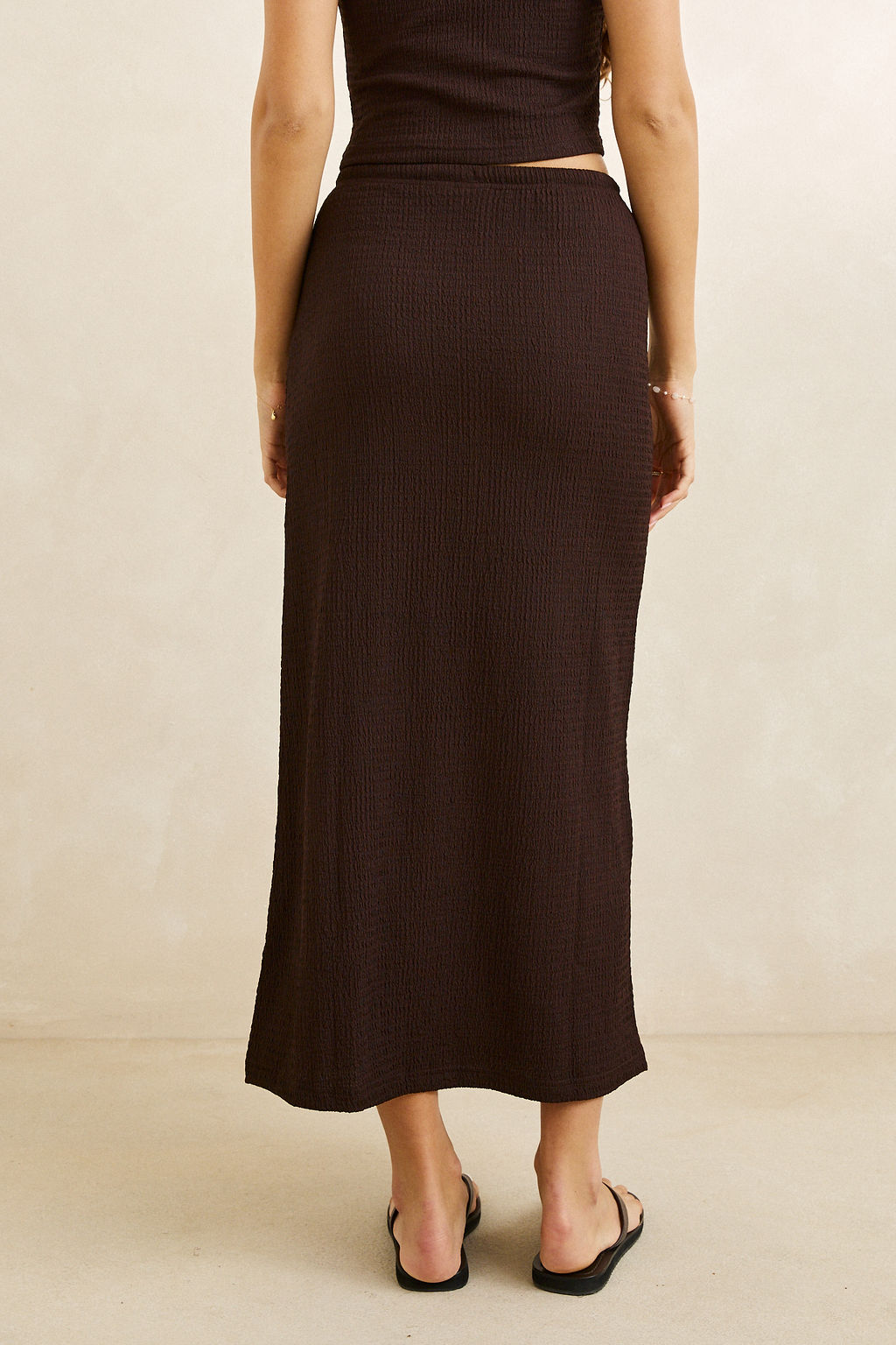 Jupe Indie Maxi Chocolat