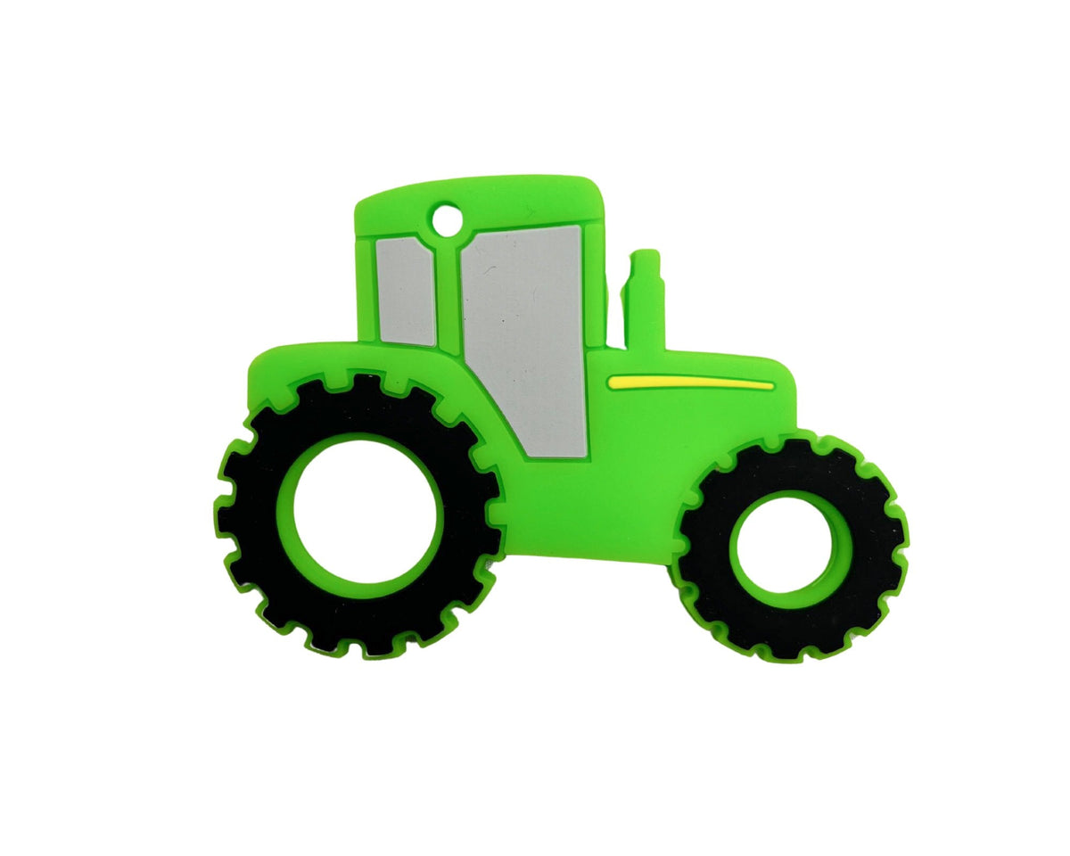 Jouet De Dentition Tracteur Vert