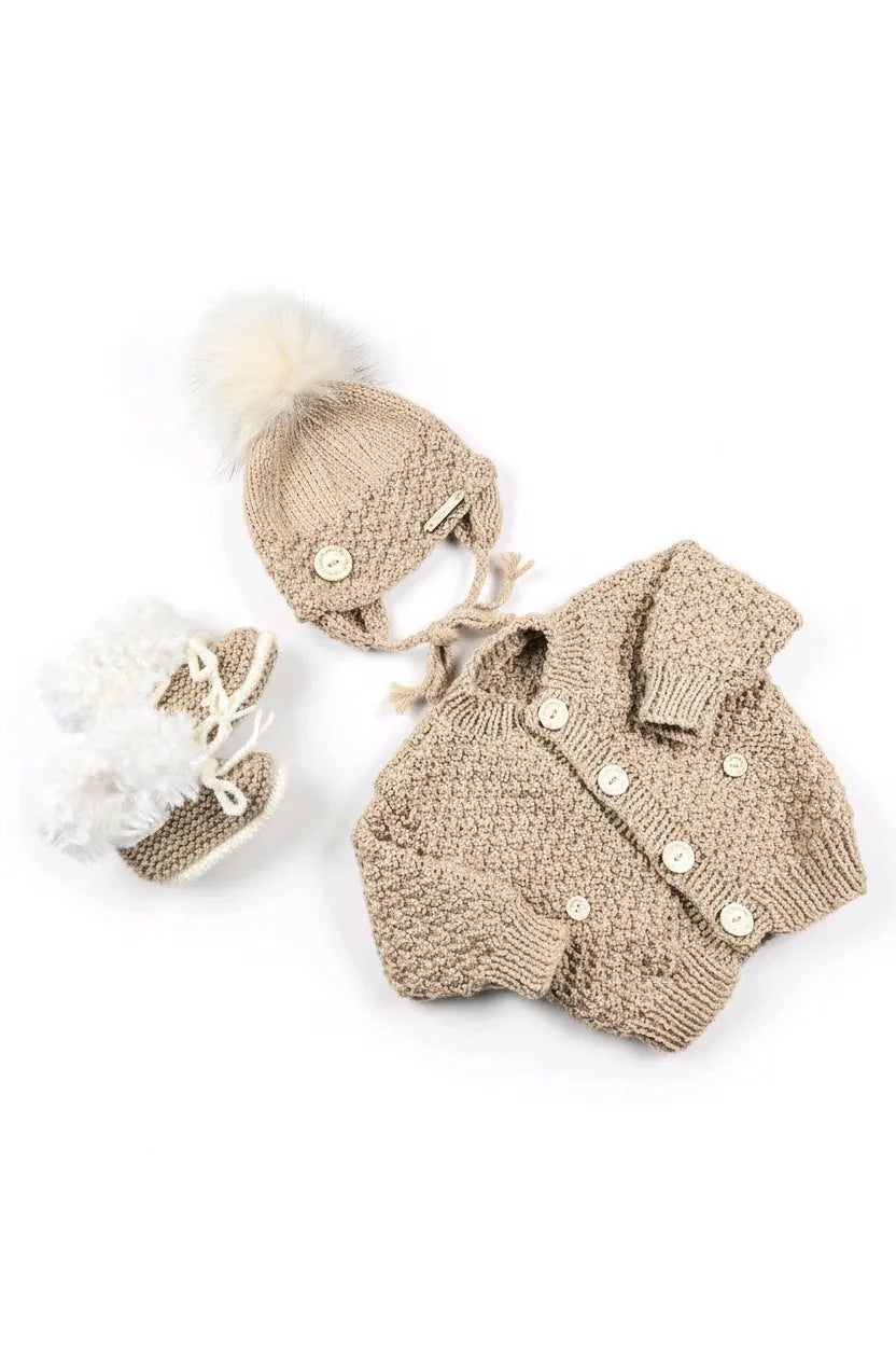 Cardigan Caramel (3-6 Mois)