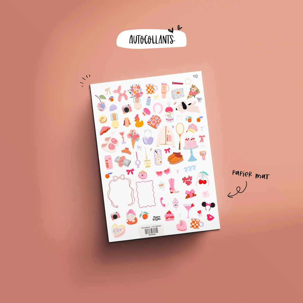 Autocollant 112 Pop & Pastel