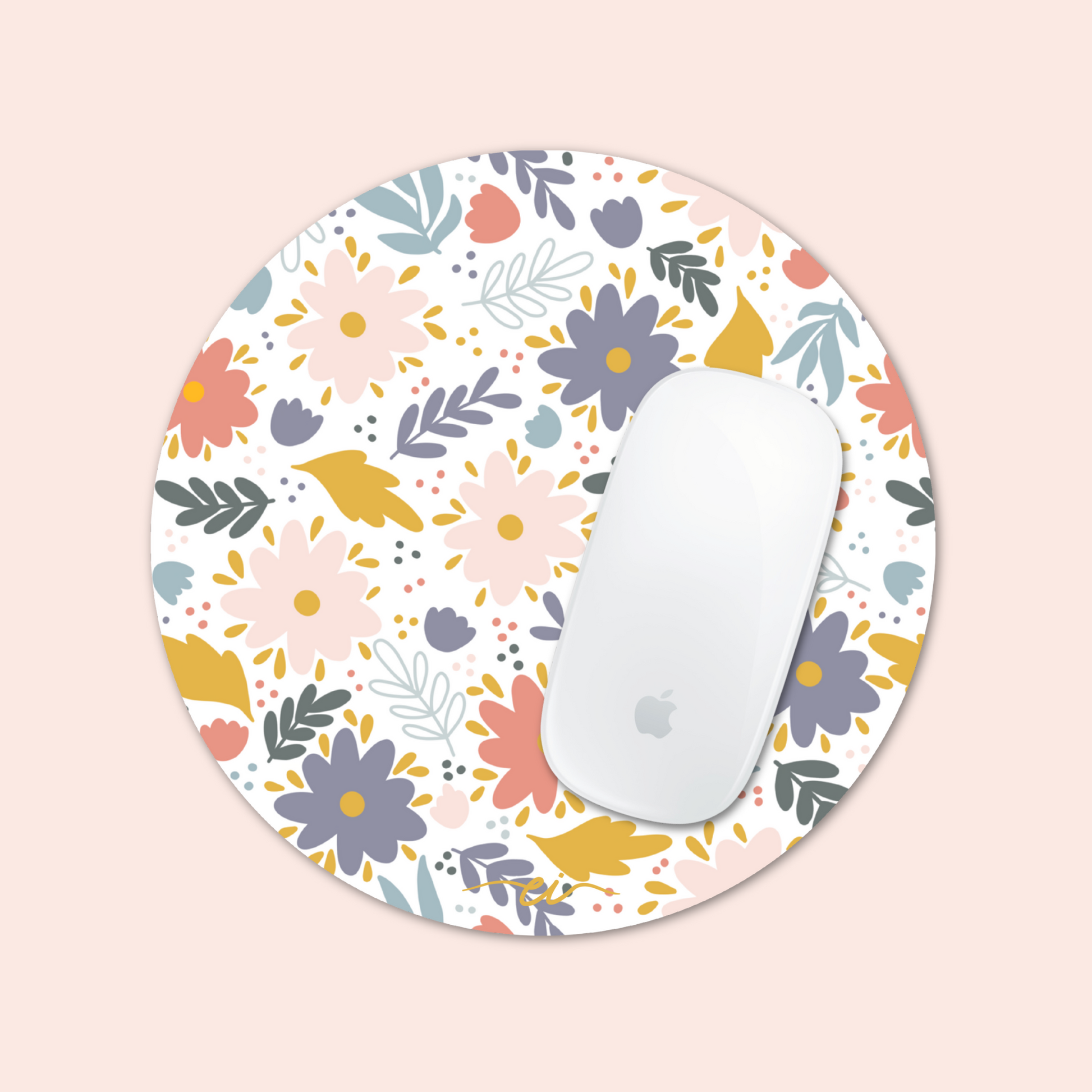 Tapis De Souris Fleurs Colorées