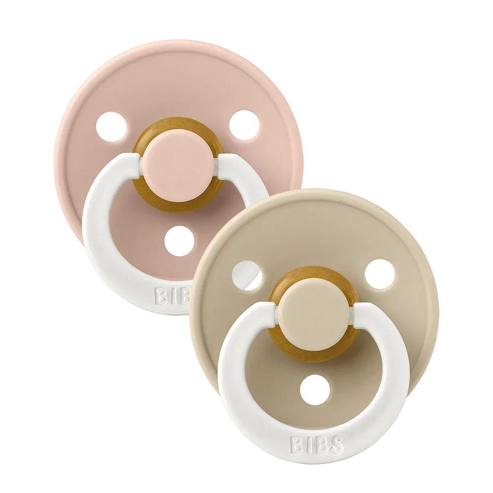 Suce Original Glow In The Dark Blush/Vanilla 0-6 Mois (Paquet De 2)