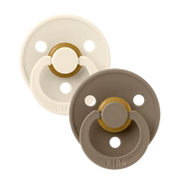 Suce Original Dark Oak/Ivory 0-6 Mois (Paquet De 2)