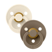 Suce Original Dark Oak/Ivory 0-6 Mois (Paquet De 2)