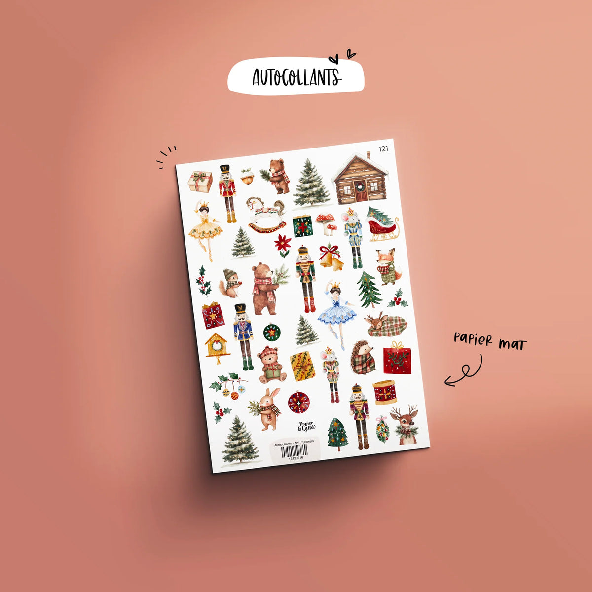 Autocollant 121 Noël Au Chalet