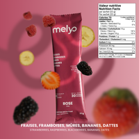 Smoothie Instantané Rose (Fraises, Framboises, Mûres, Bananes & Dattes)