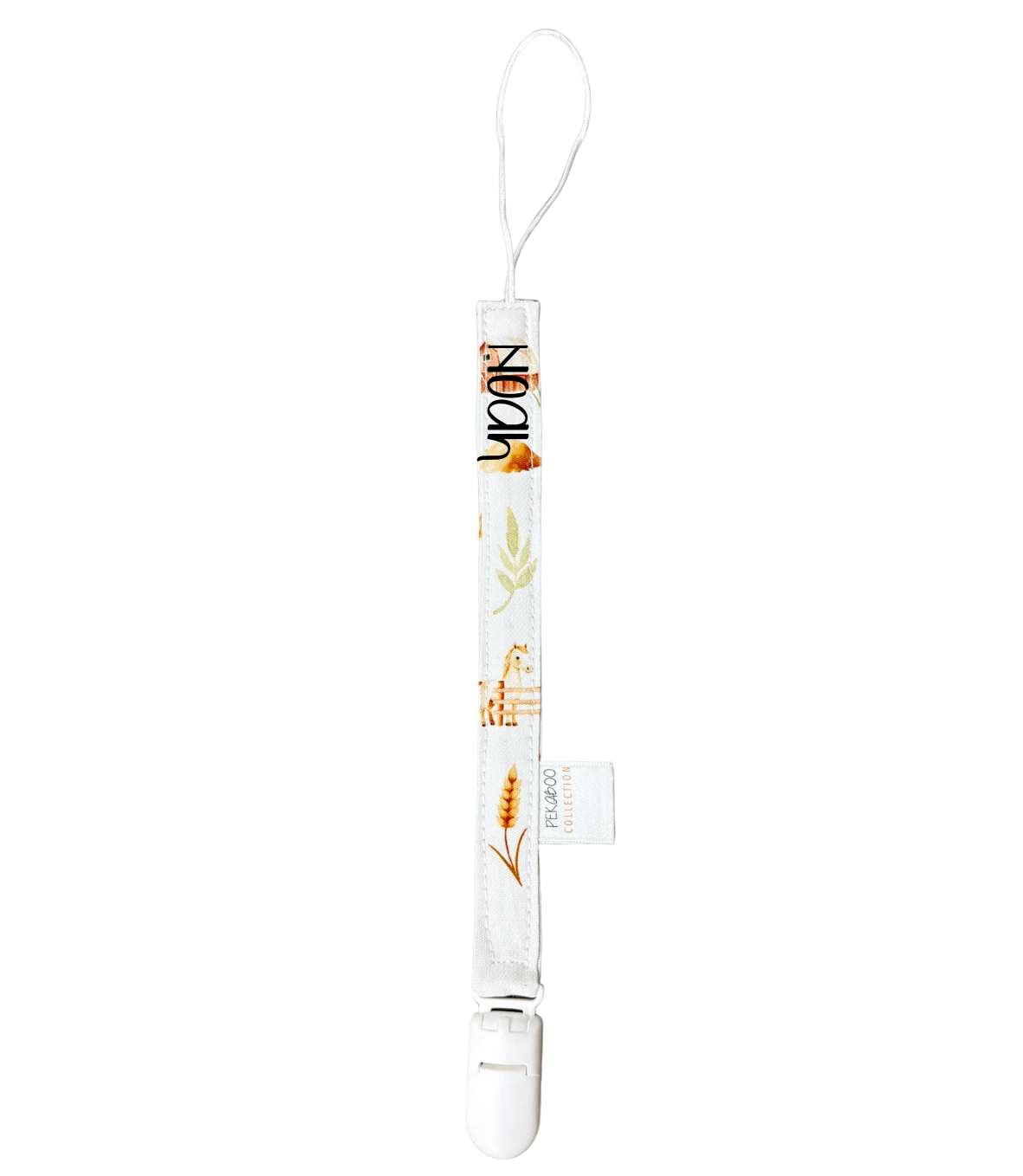 Attache-Suce Chevaux Beige (Blanc)