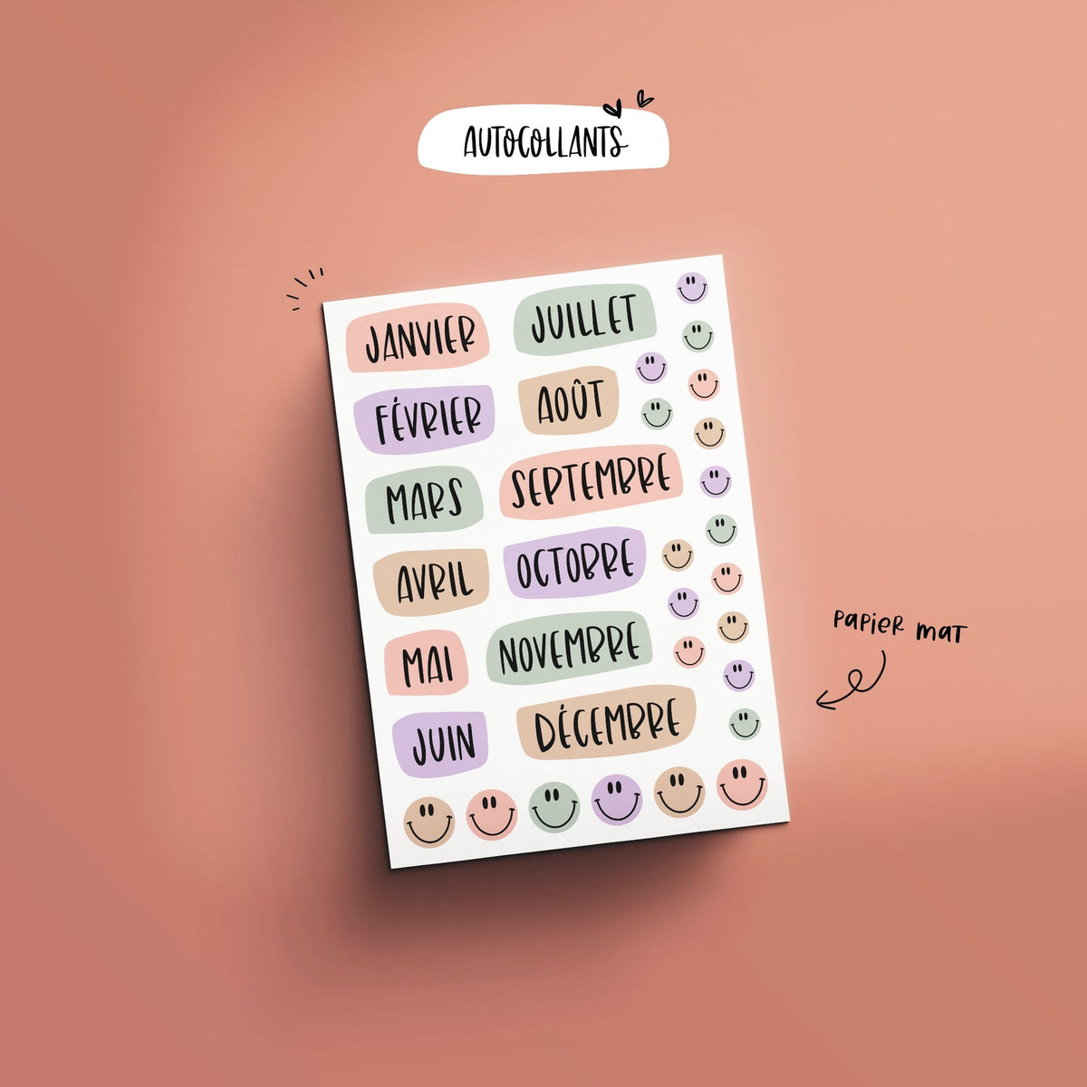 Autocollant - Mois - 4e Édition