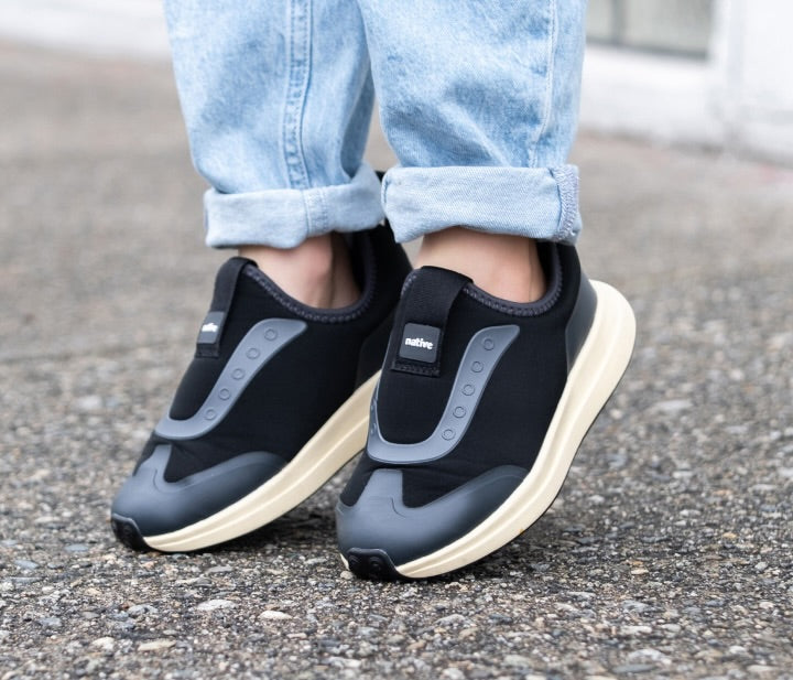 Chaussures Robbie Dash Blanc Cassé & Noir Jiffy