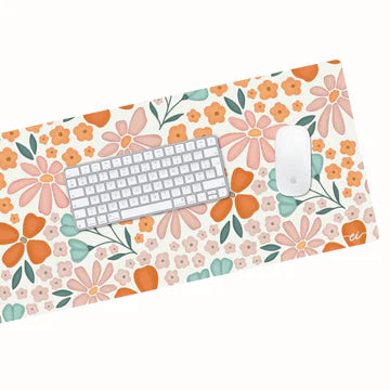 Tapis De Bureau Orangé