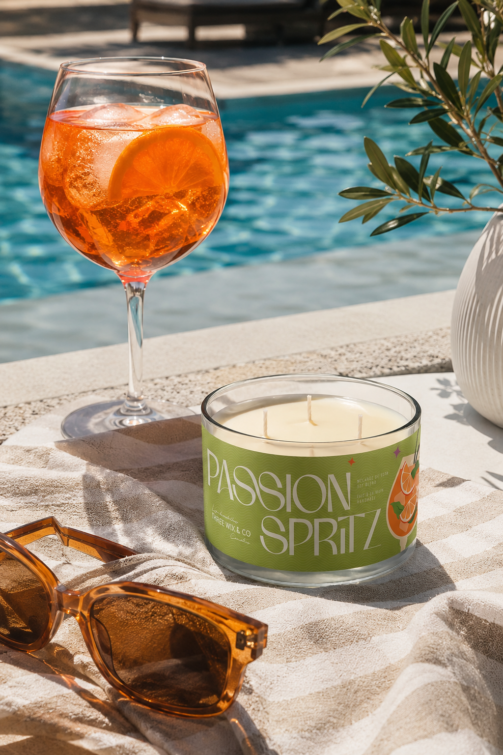 Chandelle À 3 Mèches Passion Spritz