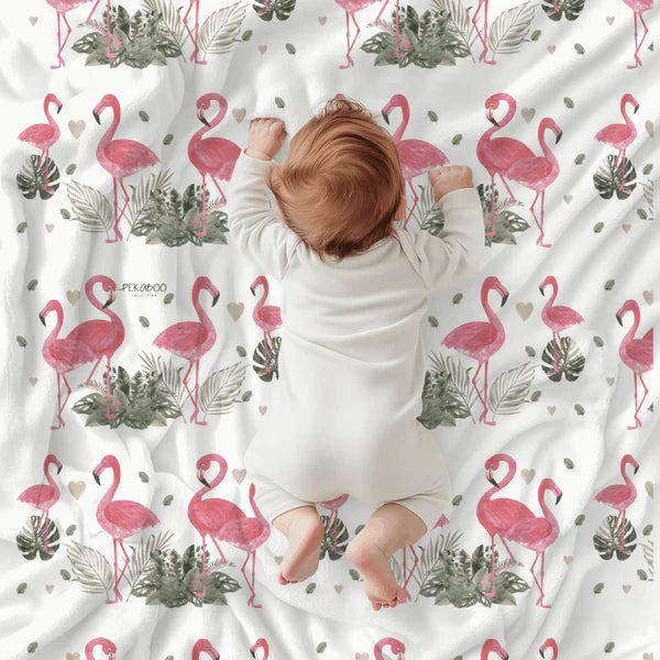 Doudou Magiks Petit Flamant Rêveur Bold Stripes