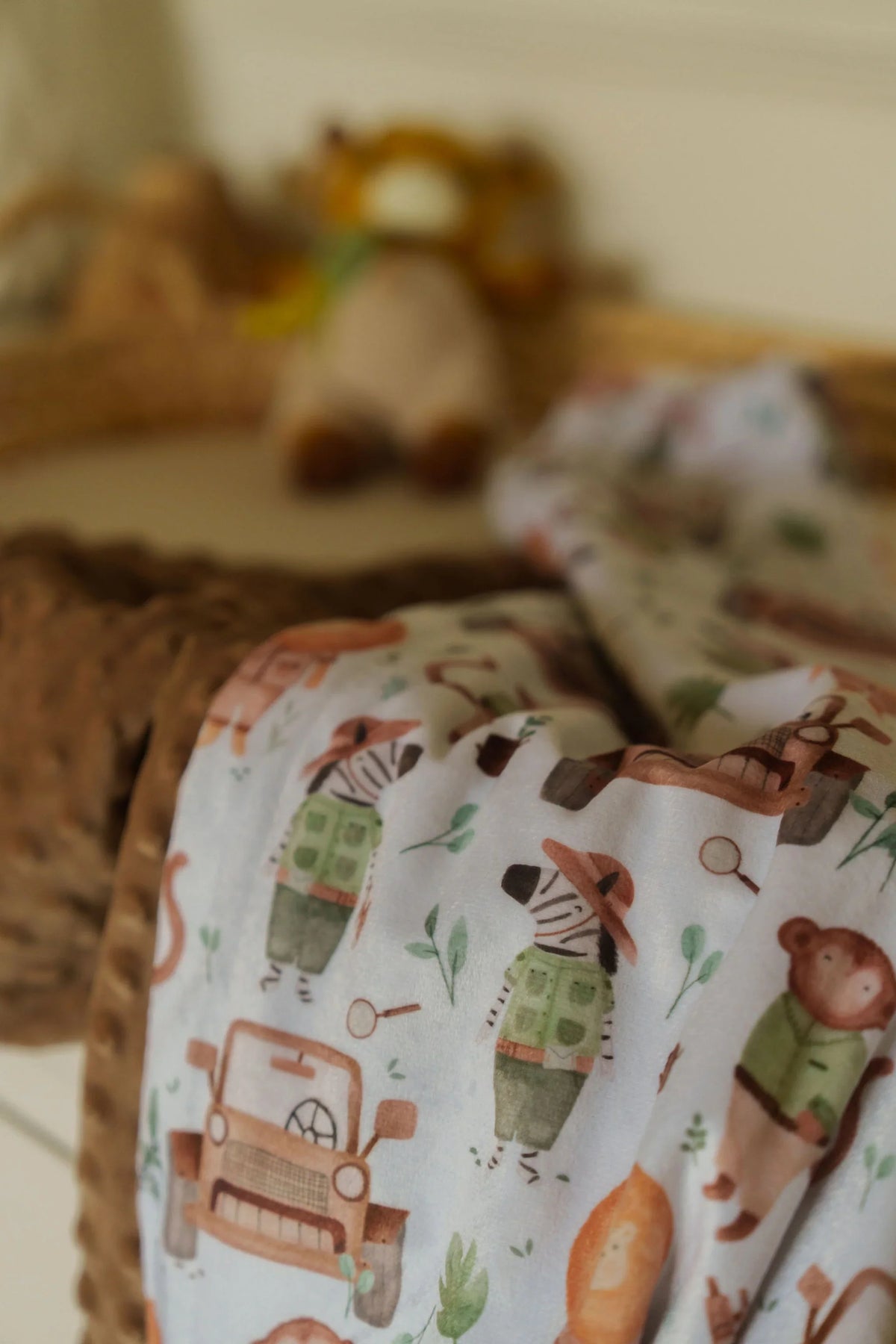 Couverture Minky Zoo