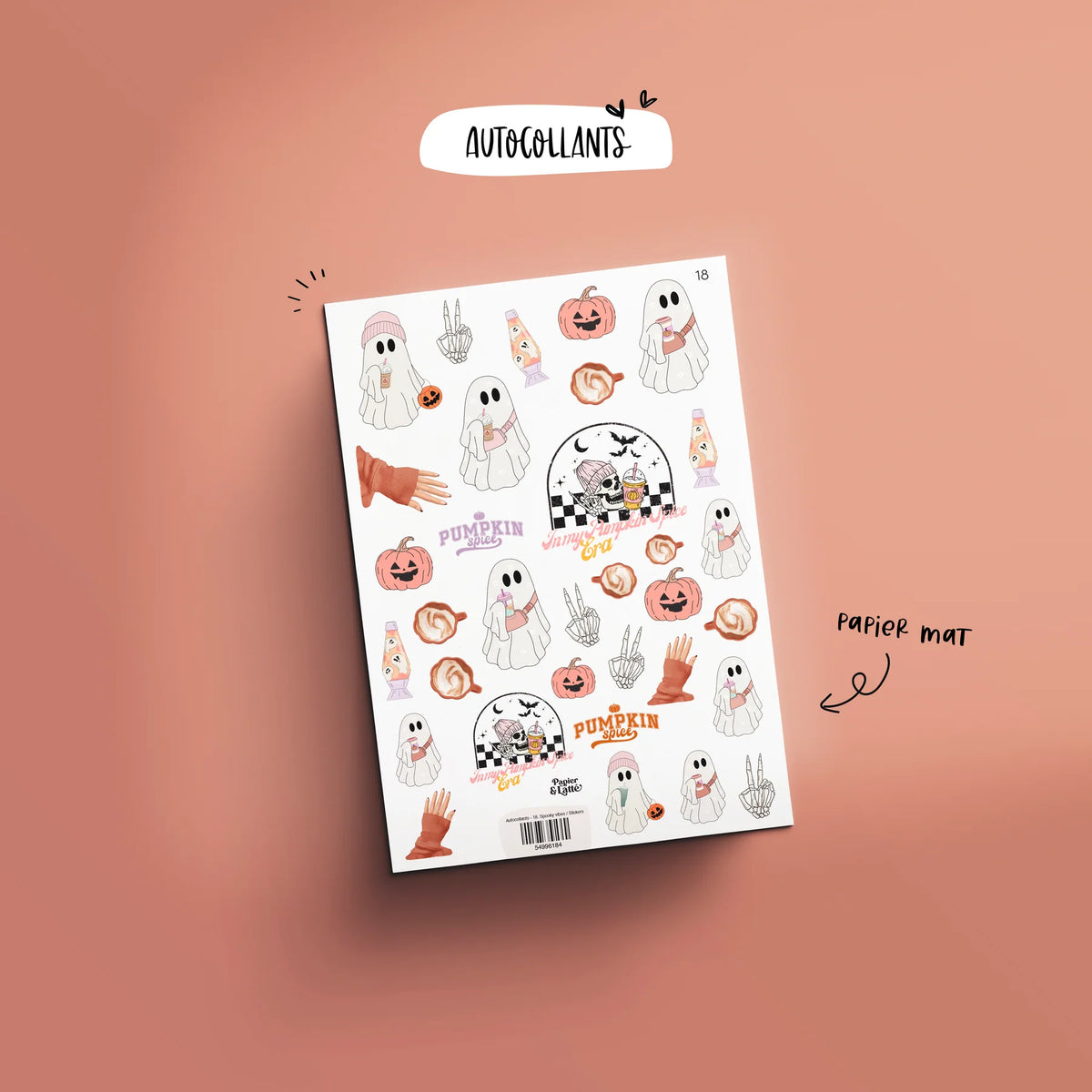 Autocollant 18 Spooky Vibes