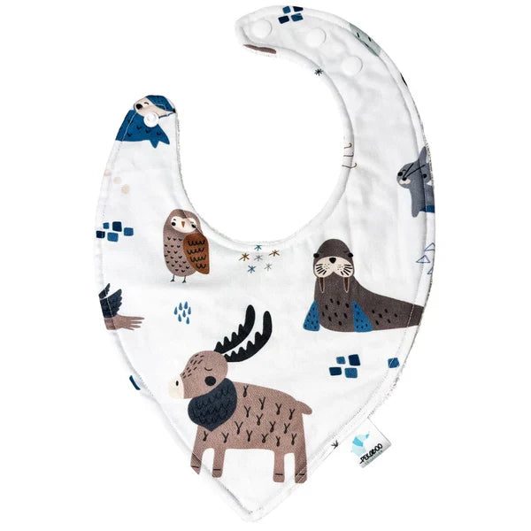 Bavoir Animaux Bleus