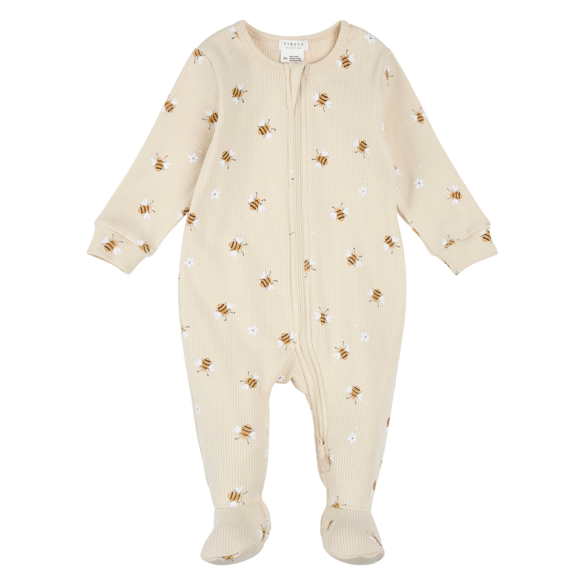 Dormeuse Beige À Imprimé Abeille