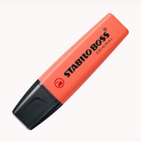 Surligneurs Stabilo Boss Rouge Corail