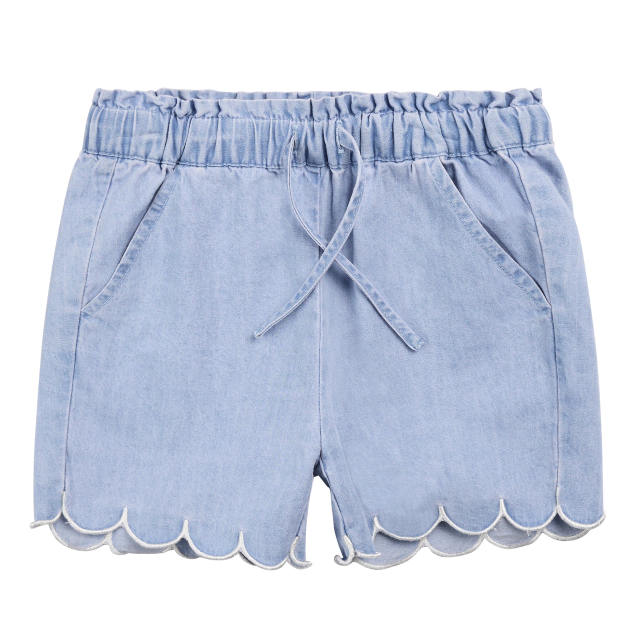 Short Denim Dentelé