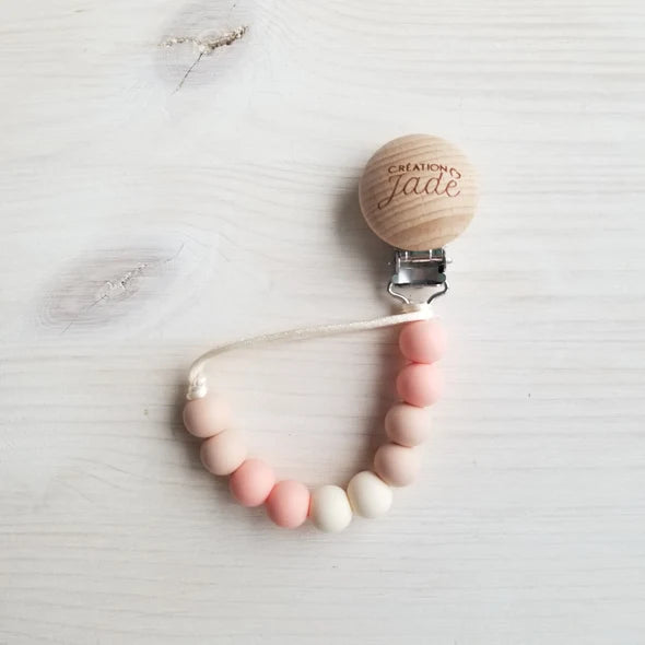 Attache-suce Bois Délicatesse Blush Pêche Du Sud Et Ivoire