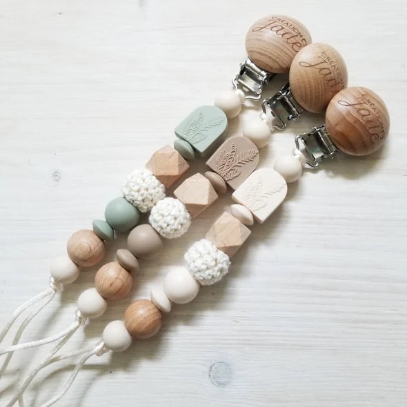 Attache-suce Bois Boho Chic Ivoire