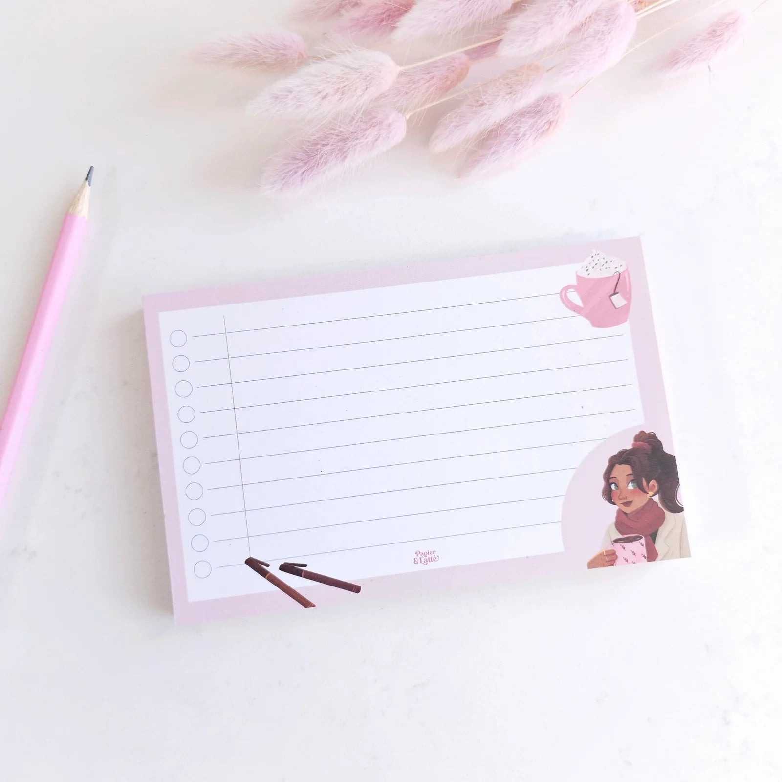 Petit Pad De Notes Liste Horizontale Collab Jade Lachine