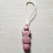 Zip À Fermeture Éclair Vache Highland Rose Profond