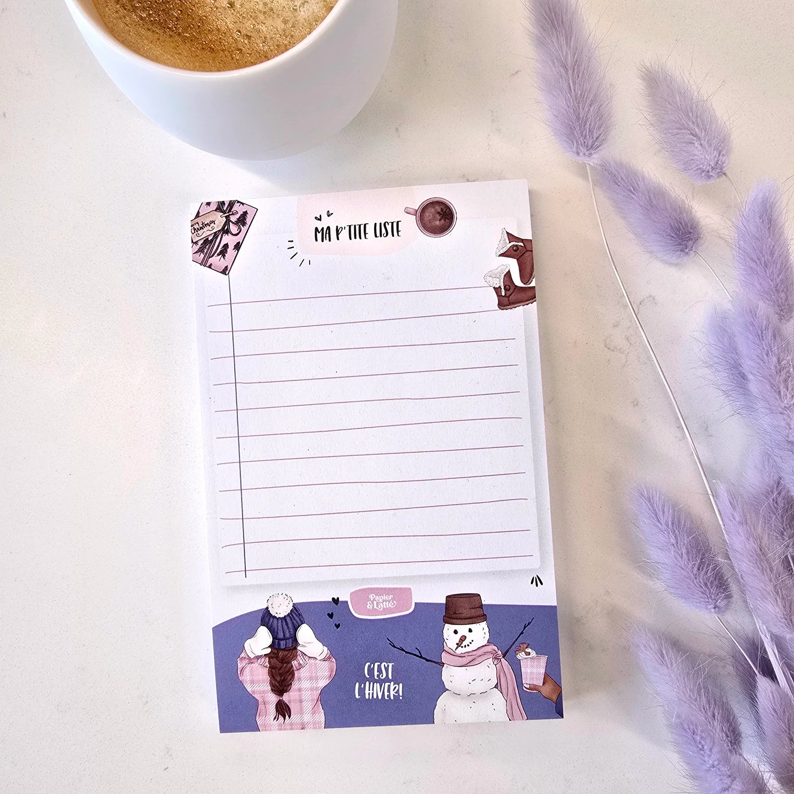 Petit Pad De Notes C'est L'hiver