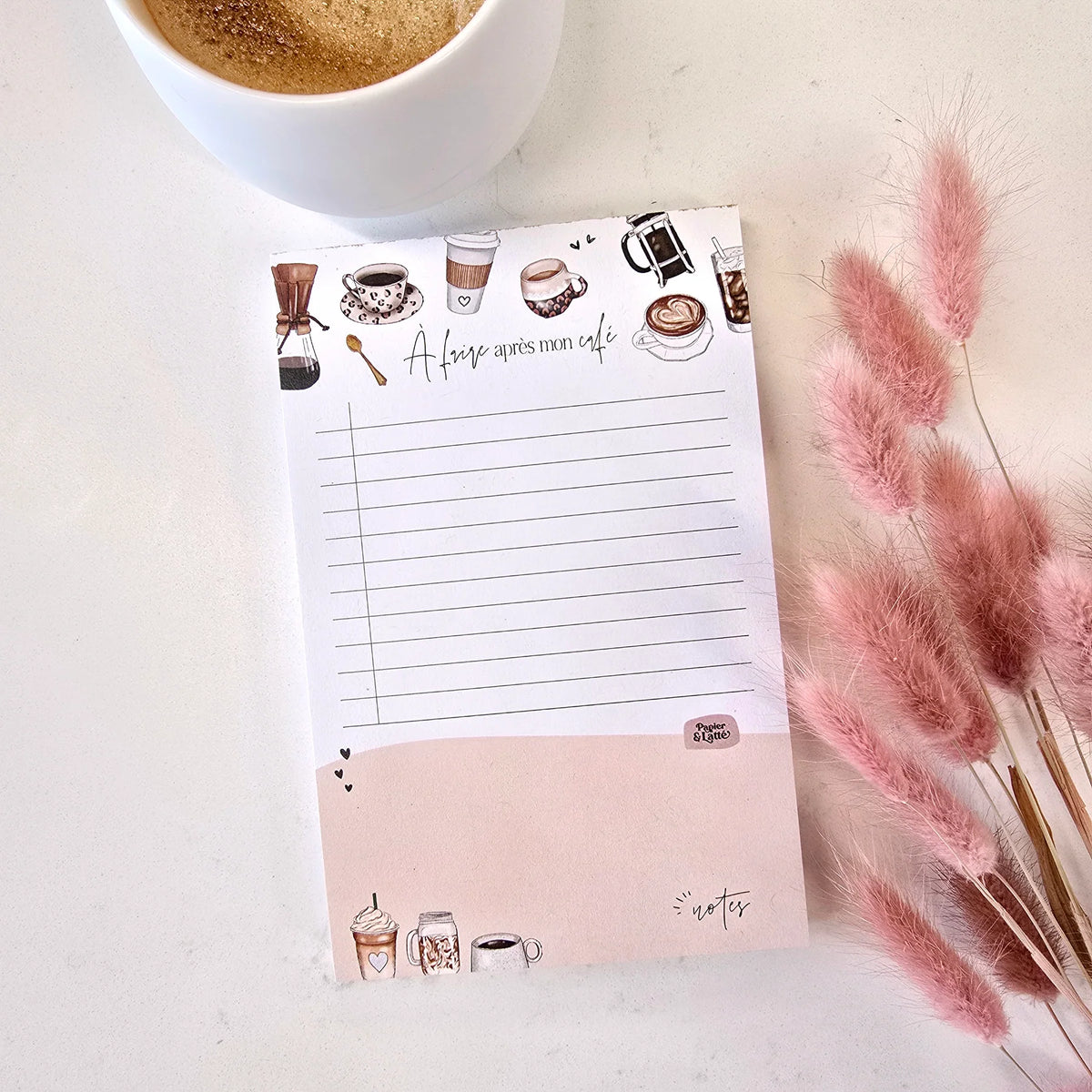 Pad De Notes À Faire Après Mon Café