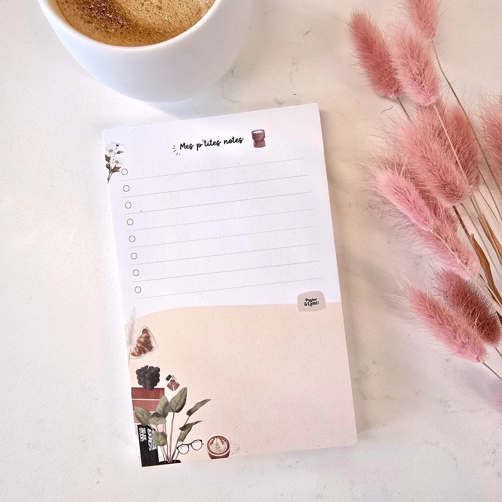 Petit Pad De Notes Petites Pensées Latte