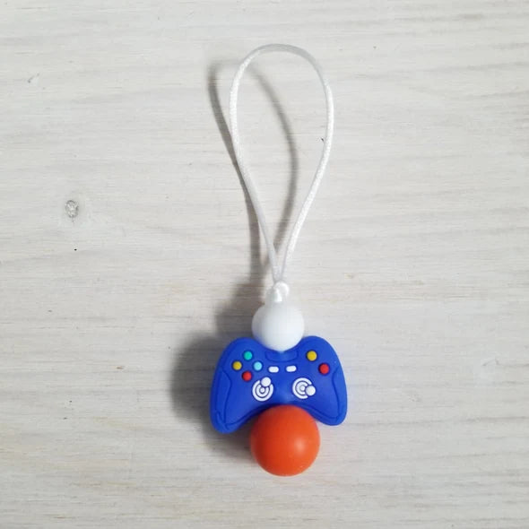 Zip À Fermeture Éclair Gaming Bleu Et Orange