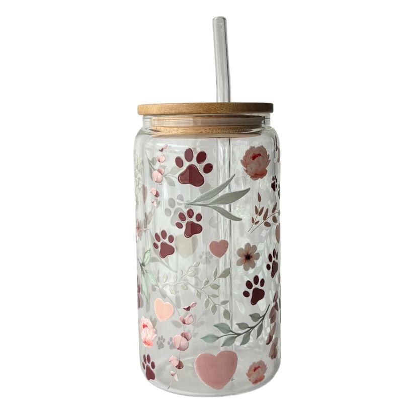 Verre Pattes & Fleurs