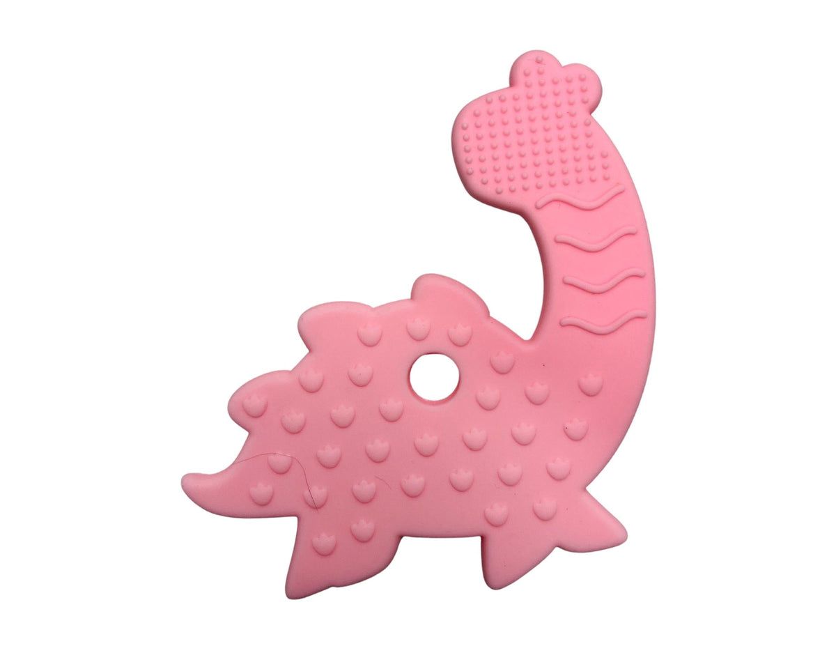 Jouet De Dentition Dino Joyeux Rose