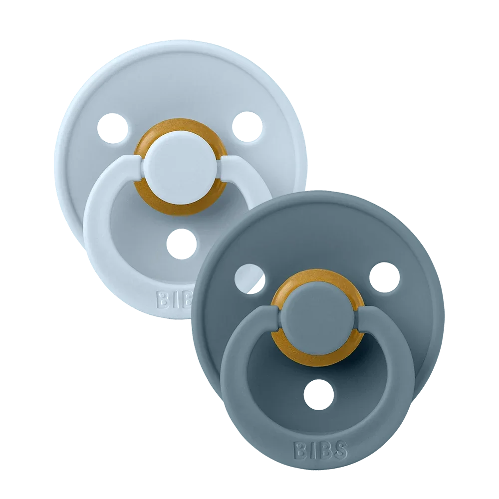 Suce Anatomique Baby Blue/Petrol 0-6 Mois (Paquet De 2)
