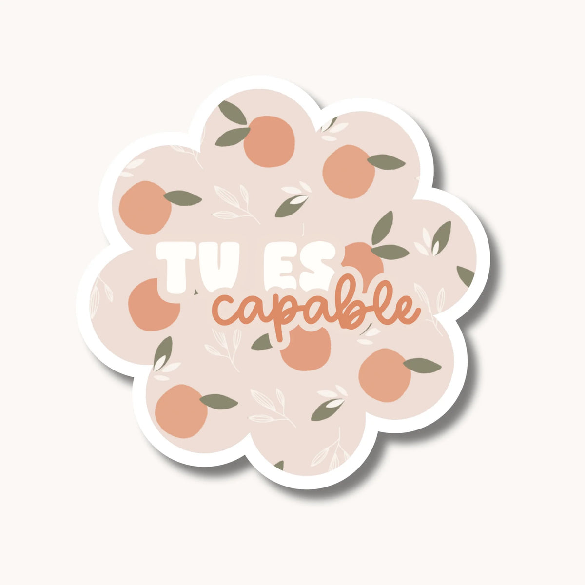 Autocollant Clémentines Tu Es Capable