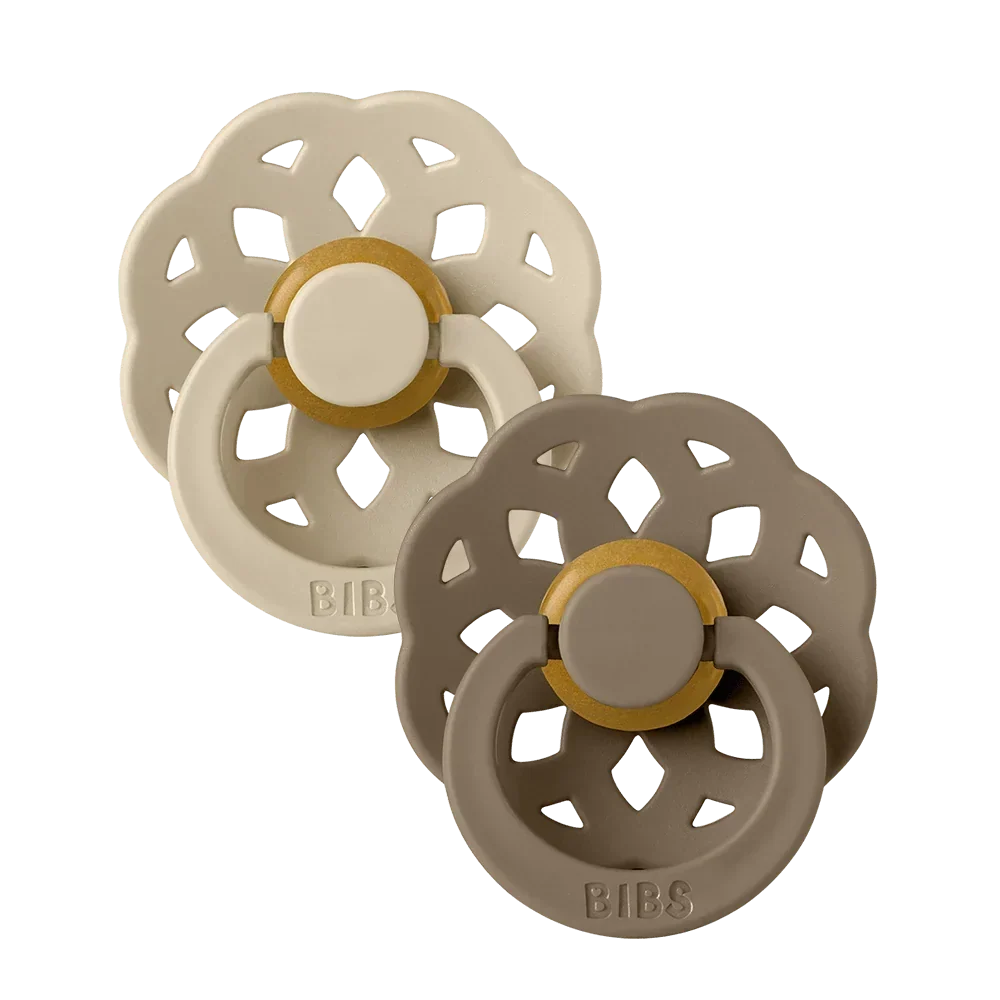 Suce Bohem Vanilla/Dark Oak 6-18 Mois (Paquet De 2)